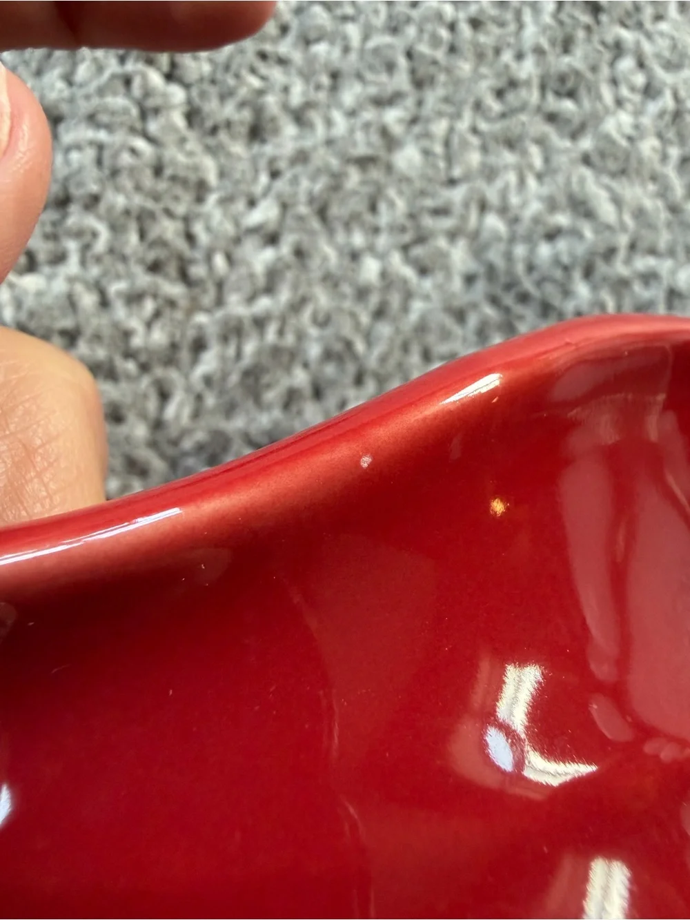Longaberger Woven Traditions Ceramic Small Juicer Pitcher - Burgundy